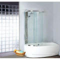 Tempered Glass Shower Room, Composed of Shower Tray, Screen Door and Back Massage